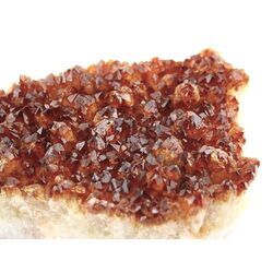 Citrin (gebr.) Kristallstufe - ca. 15 cm x 10 cm x 4,7 cm