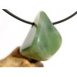 Chalcedon grün Trommelstein gebohrt - Sonderqualität - ca. 2,9 cm x 2,4 cm x 1,7 cm (GKS)