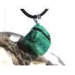 Eilatstein Trommelstein Anhänger Silberöse (Azurit-Malachit-Chrysokoll-Türkis) Schmuckdose - Rarität - Sonderqualität - ca. 2,5 cm x 1,6 cm x 1,1 cm