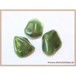 Chalcedon grün Trommelsteine - Sonderqualität - ca. 2,3 - 2,8 cm / ca. 7 - 10 g / St (GKS)