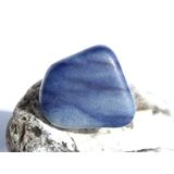Blauquarz Trommelstein / Scheibenstein - Sonderqualit�t -...
