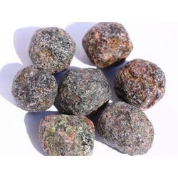 Granat rot Almandin Wassersteine-Sonderqualitt / XL-XXL Rohkkristalle extra angetrommelt - Raritt - ca. 100 g