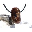 Turmalin braun (Dravit) Trommelstein gebohrt - Sonderqualität - ca. 2,9 cm x 1,6 cm x 1,7 cm