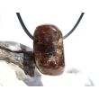 Turmalin braun (Dravit) Trommelstein gebohrt - Sonderqualität - ca. 2,9 cm x 1,6 cm x 1,7 cm