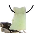 Serpentin (Edelserpentin) XXL Scheibenstein gebohrt -...