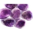 Amethyst dunkel XL Scheibensteine - schöne Qualität - ca. 3,3 - 3,9 cm / ca. 20-25 g/St