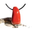 Jaspis rot Schmuckstein gebohrt - Sonderqualität - ca. 2,9 cm x 1,6 cm x 1,4 cm - Sonderpreis wg. Makel -
