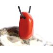 Jaspis rot Schmuckstein gebohrt - Sonderqualität - ca. 2,9 cm x 1,6 cm x 1,4 cm - Sonderpreis wg. Makel -