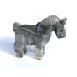 Speckstein Pferd (Steatit, Talk) - ca. 3,7 cm x 3,2 cm x 1,3 cm (Kinderprojekt)