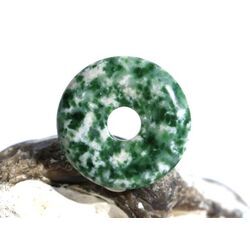 Prasem Afrkanische Jade Donut 25 mm (5,5 mm stark)