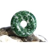 Prasem "Afrikanische Jade" Donut 25 mm (5,5 mm...
