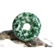 Prasem "Afrikanische Jade" Donut 25 mm (5,5 mm stark)