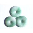 Jadeit (Burma Jade) grün Donut 22-25 mm (3-4,5 mm stark) - Sonderqualität - Rarität - Handarbeit -