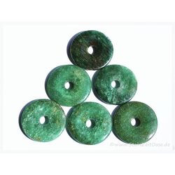 Aventurin grn Donut Edelstein 40 - 43 mm (5-6 mm stark) - Sonderqualitt -
