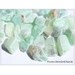 Calcit grün Wassersteine-Sonderqualität / Rohsteine extra angetrommelt - ca. 50 g