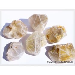 Rutilquarz gold Wassersteine-Sonderqualitt / Kristallspitzen angetrommelt - Raritt - ca. 50 g - Restbestand -