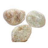 Aventurin wei� (Muskovit-Quarzit) Trommelsteine -...