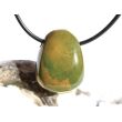 Ozeanachat Trommelstein gebohrt (Ozeanchalcedon / Ozeanjaspis) - schöne Qualität - ca. 2,6 cm x 2 cm x 1,2 cm