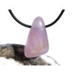 Lavendelquarz (Chalcedon) Trommelstein / Schmuckstein gebohrt - Sonderqualität - ca. 3 cm x 1,8 cm x 1,8 cm