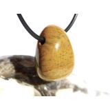 Ozeanachat Trommelstein gebohrt (Ozeanchalcedon / Ozeanjaspis) - schöne Qualität - ca. 2,4 cm x 1,8 cm x 1,4 cm