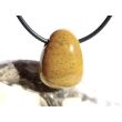 Ozeanachat Trommelstein gebohrt (Ozeanchalcedon / Ozeanjaspis) - schöne Qualität - ca. 2,4 cm x 1,8 cm x 1,4 cm