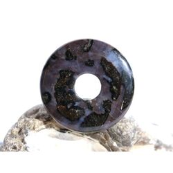 Gabbro Donut Edelstein 30 mm (5 mm stark) - Sonderqualit�t -