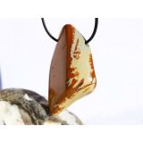 Ruinenmarmor (Landschaftsmarmor) XXXL Trommelstein gebohrt - Sonderqualität - Rarität - ca. 5,3 cm x 3,2 cm x 2,1 cm