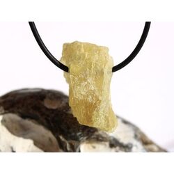 Honigopal (Goldopal / Opal gelb) Rohstein gebohrt - schne Qualittt - ca. 3,5 cm x 2 cm x 1,5 cm (GKS)