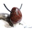 Zinnoberquarz Trommelstein gebohrt - Rarität - ca. 2,5 cm x 2 cm x 1,5 cm