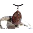 Zinnoberquarz Trommelstein - Anhänger Öse - Rarität - ca. 3,5 cm x 1,7 cm x 1,7 cm