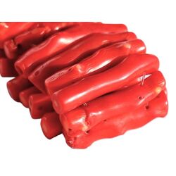 Bambuskoralle rot XXL Stab-Armband - ca. 19 cm - Sonderqualit�t - Rarit�t -