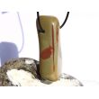 Ruinenmarmor (Landschaftsmarmor) XXXL Trommelstein gebohrt - Sonderqualität - Rarität - ca. 6,3 cm x 3,1 cm x 1,3 cm