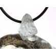 Topas blau Kristall / Rohsteinform angetrommelt, gebohrt - Sonderqualität - Rarität - ca. 1,9 cm x 1,4 cm x 1,2 cm