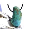 Kupferchalcedon XL Schmuckstein / Trommelstein gebohrt - AA-Sonderqualität - Handarbeit - ca. 3,7 cm x 2 cm x 2,1 cm