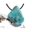 Kupferchalcedon XL Schmuckstein / Scheibenlstein gebohrt - AA-Sonderqualität - Handarbeit - ca. 3,6 cm x 3 cm x 0,9 cm