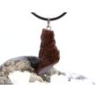 Siderit Scheibenstein - Anhänger Öse Schmuckdose - Sonderqualität - Rarität - Handarbeit - ca. 4,2 cm x 1,5 cm x 0,7 cm