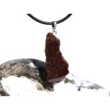 Siderit Scheibenstein - Anhänger Silberöse Schmuckdose - Sonderqualität - Rarität - Handarbeit - ca. 3,7 cm x 1,4 cm x 0,6 cm