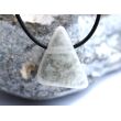 Ulexit (TV-Stein) Scheibenstein / Schmuckstein gebohrt - Sonderqualität - ca. 2,8 cm x 2,2 cm x 1,4 cm