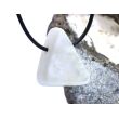 Ulexit (TV-Stein) Scheibenstein / Schmuckstein gebohrt - Sonderqualität - ca. 2,8 cm x 2,2 cm x 1,4 cm