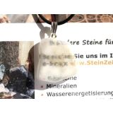 Ulexit (TV-Stein) Scheibenstein / Schmuckstein...