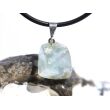 Topas blau Schmuckstein / Trommelstein Anhänger Öse - Sonderqualität - Rarität - ca. 2,3 cm x 1,3 cm x 1,2 cm