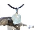 Topas blau Schmuckstein / Trommelstein Anhänger Öse - Sonderqualität - Rarität - ca. 2,3 cm x 1,3 cm x 1,2 cm
