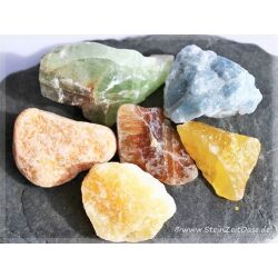 "Stabilität und Stärke" Wassersteine-Set - Sonderqualität - ca. 200 g im Natur-Baumwollbeutel