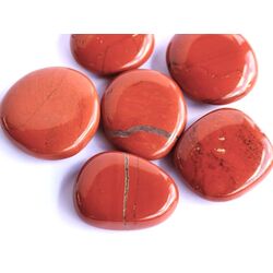Jaspis rot Scheibensteine - Sonderqualitt - ca. 2,6 - 3 cm / ca. 11-15 g/St