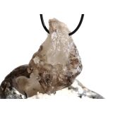 Rauchquarz hell + dunkel "Skelettquarz / Elestial" XXXL Natur-Kristall gebohrt - Rarität - Sonderqualität - ca. 5,5 cm x 4 cm x 2,3 cm