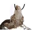 Rauchquarz hell + dunkel "Skelettquarz / Elestial" XXXL Natur-Kristall gebohrt - Rarität - Sonderqualität - ca. 5,5 cm x 4 cm x 2,3 cm