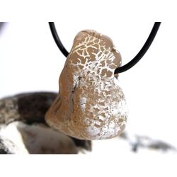 Schlangenhautachat XL Trommelstein gebohrt - Sonderqualitt - ca. 3,6 cm x 2,8 cm x 1,8 cm (GKS)