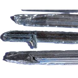 Antimonit (Stibnit / Antimon) XXXL Kristallstbe / Rohsteine - Sonderqualitt - ca. 7 cm / ca. 28 g