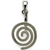 Donuthalter Spirale - 925iger Silber matt f�r 40 mm Donuts