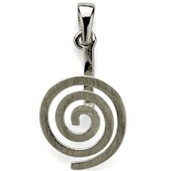 Donuthalter Spirale - 925iger Silber matt f�r 50 mm Donuts